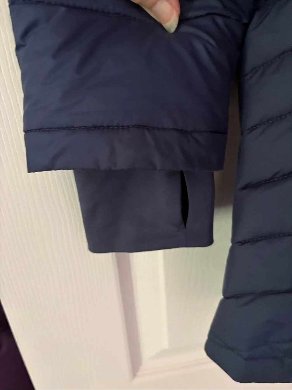 Columbia Navy Hooded Puffer Coat
